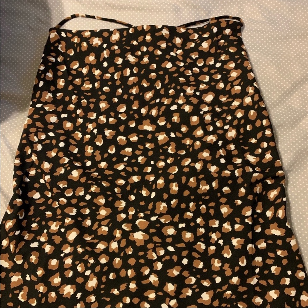 Stylish Black and Brown spot Women's Pants set - Picture 3 of 3